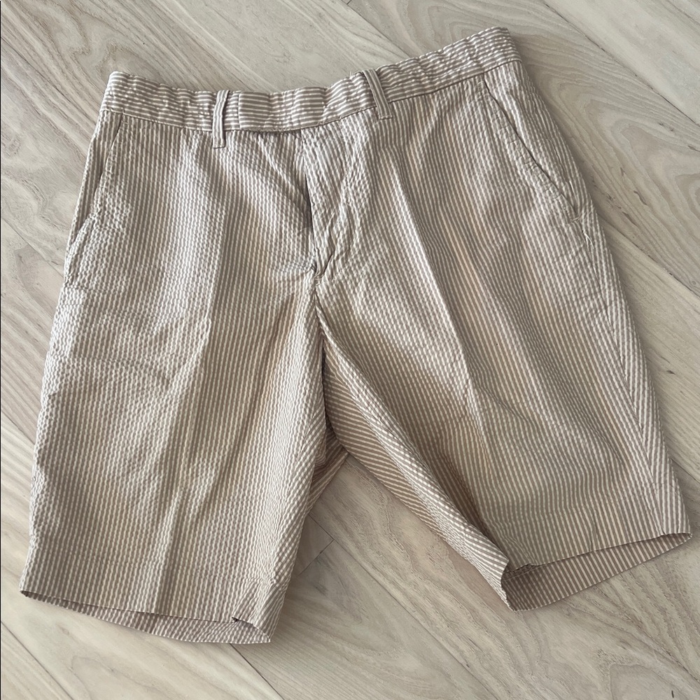 Polo by Ralph Lauren Beige Striped Shorts
